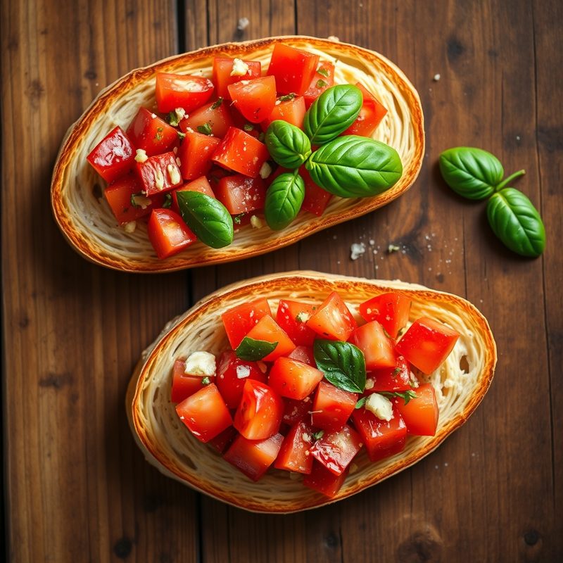Bruschette al pomodoro (2 pz)